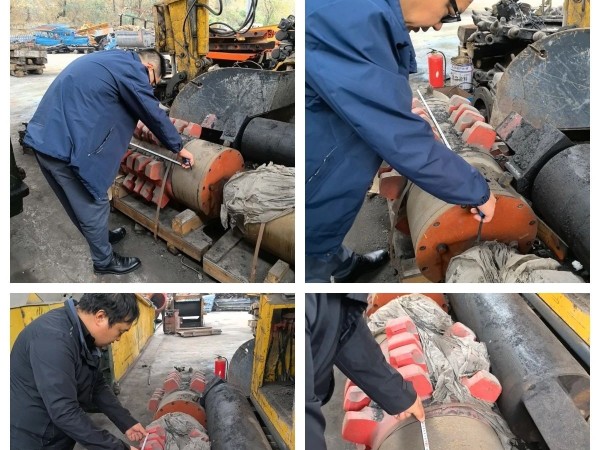 赴甘肅實地測繪鏈輪軸組、刮板