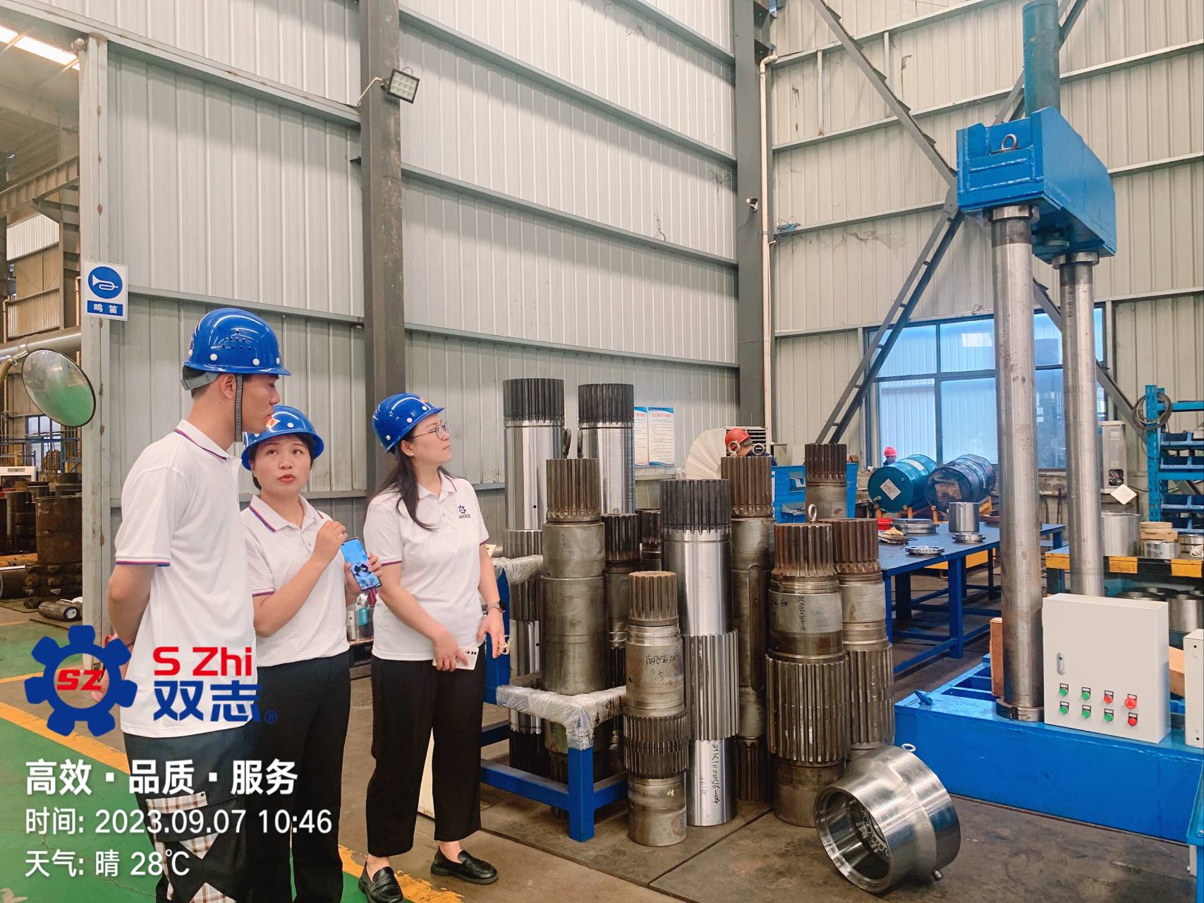 學(xué)有所用，用有所獲。部分員工到訪車間參觀學(xué)習(xí)