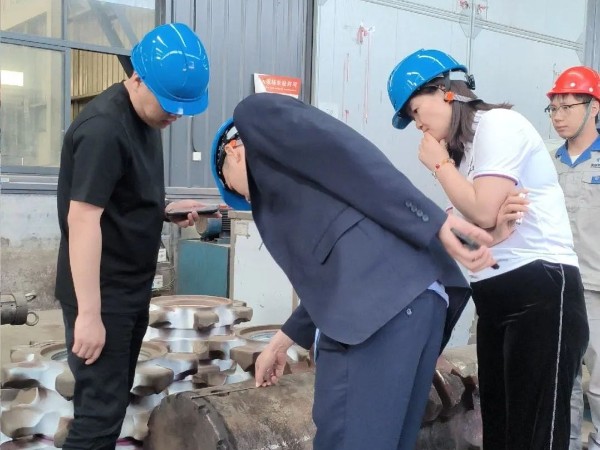 焦作陳總蒞臨河南雙志，破解鏈輪軸組適配困局
